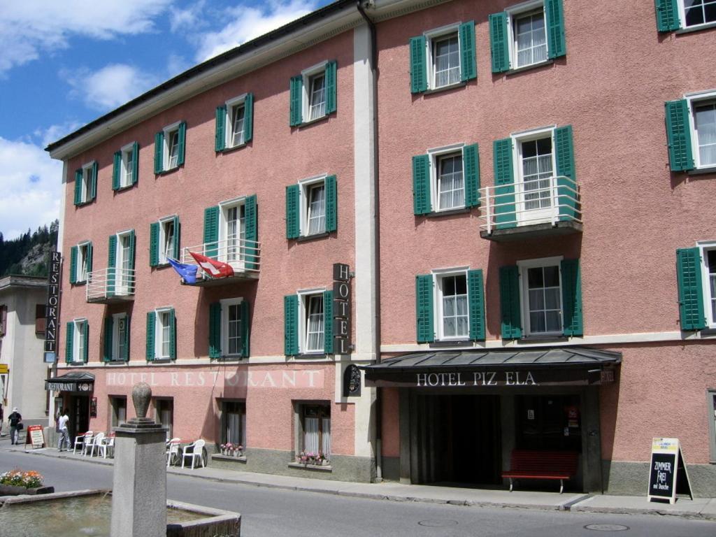 Hotel Piz Ela Bergun Davos Exterior foto